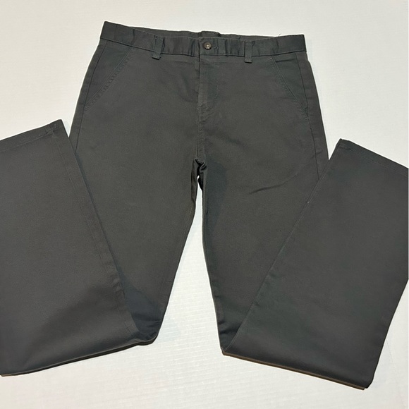 Chaps flat front size 18 (boys) gray dress pants - Picture 1 of 4